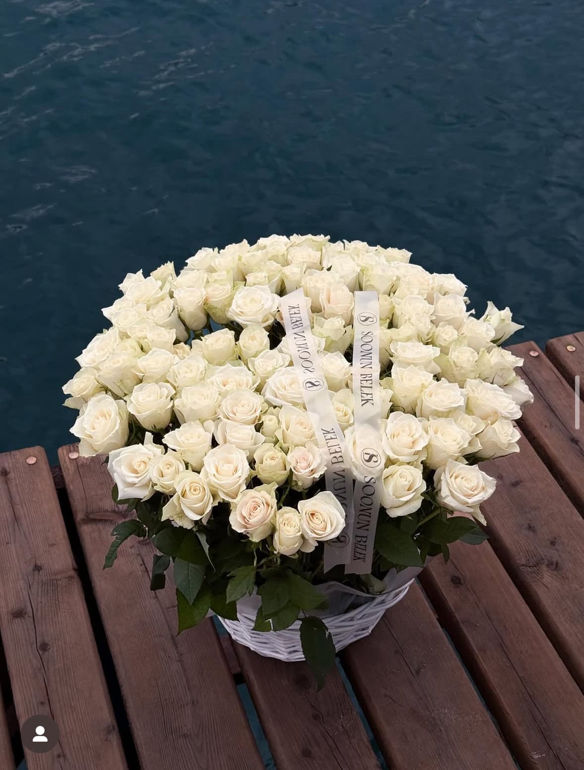 101 роза в корзине - изображение 1